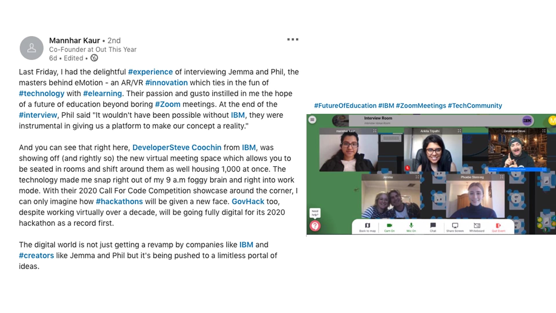 IBM Call for Code proof image 2